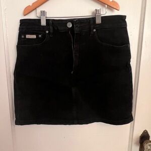 Calvin Klein Jeans Black Mini Skirt